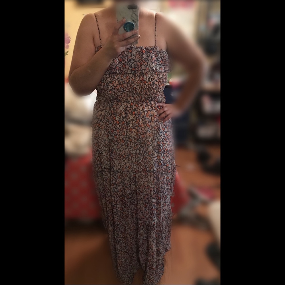 BCBG Floral maxi dress